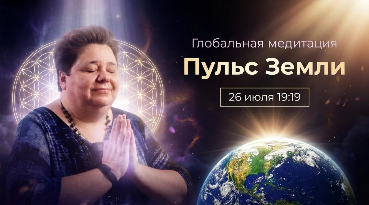 ⚡️ ГЛОБАЛЬНАЯ МЕДИТАЦИЯ «ПУЛЬС ЗЕМЛИ» — в это воскресенье!

Дорогие мои!

Каждое мгновение мы излуча