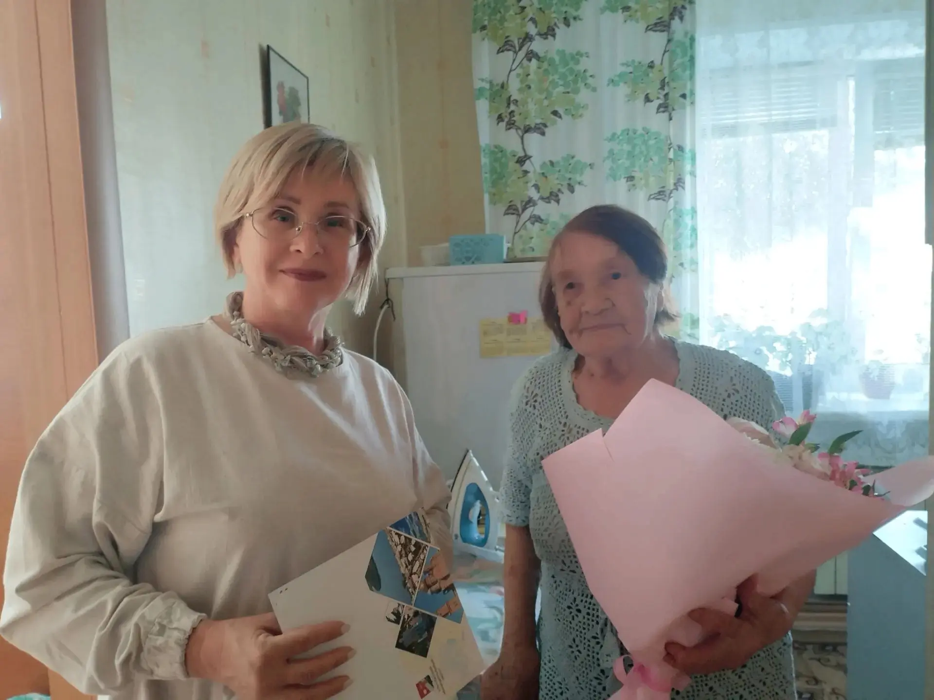 В Еткульском округе состоялось тёплое и трогательное событие — поздравили с 95‑летним ю...