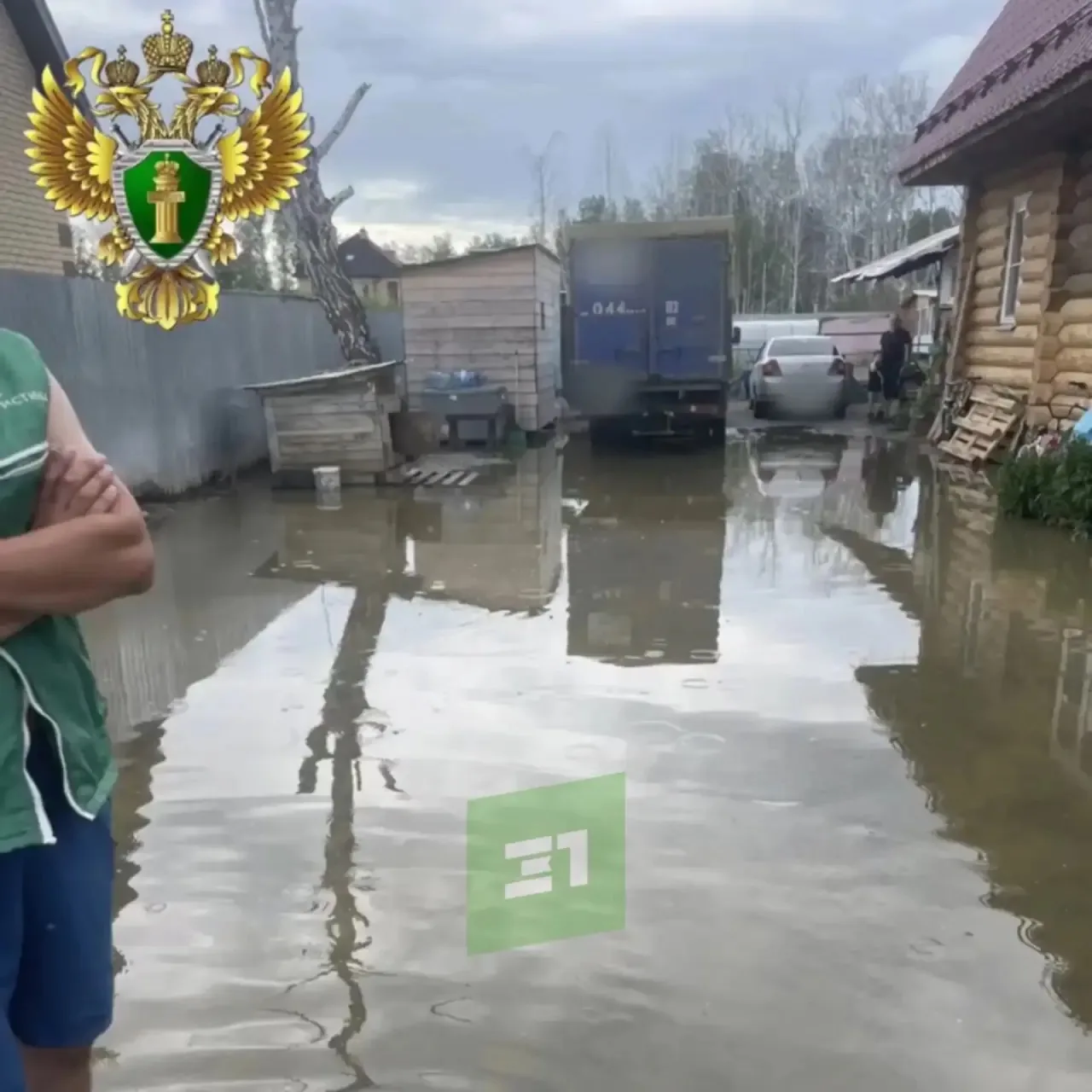 🔴В пос. Северный подтопило дома 

После жалоб местных жителей прокуратура начала проверку. Сотрудни
