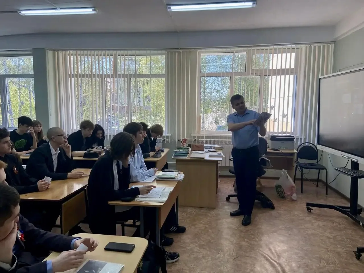 Школа с. Засечное: Карта возможностей: курс — инженер!  В школе с. Засечное состоялась профориентаци