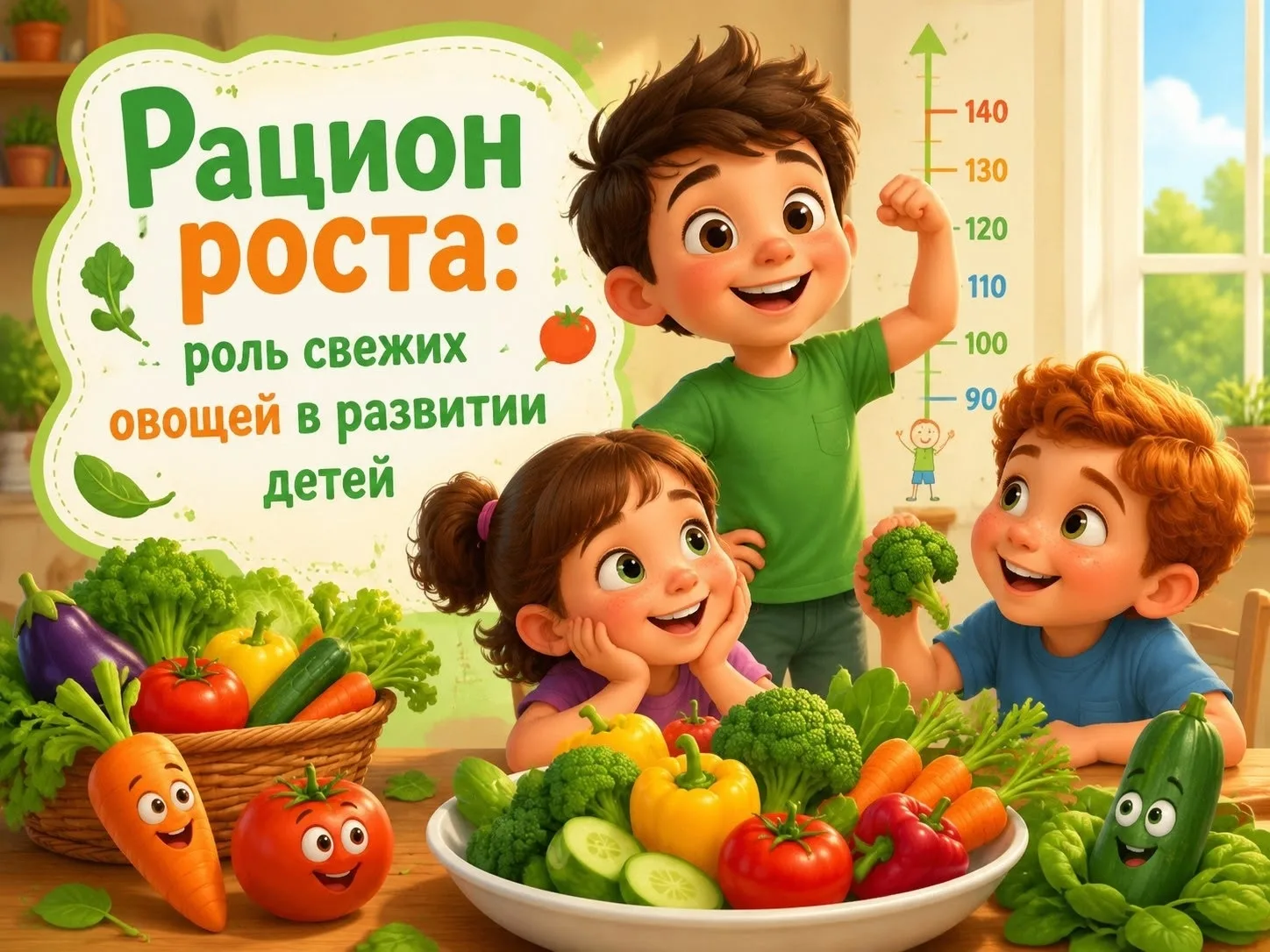 🥦🥒🍅 Свежие овощи — это не просто еда, а природный «строительный материал» для растущ...