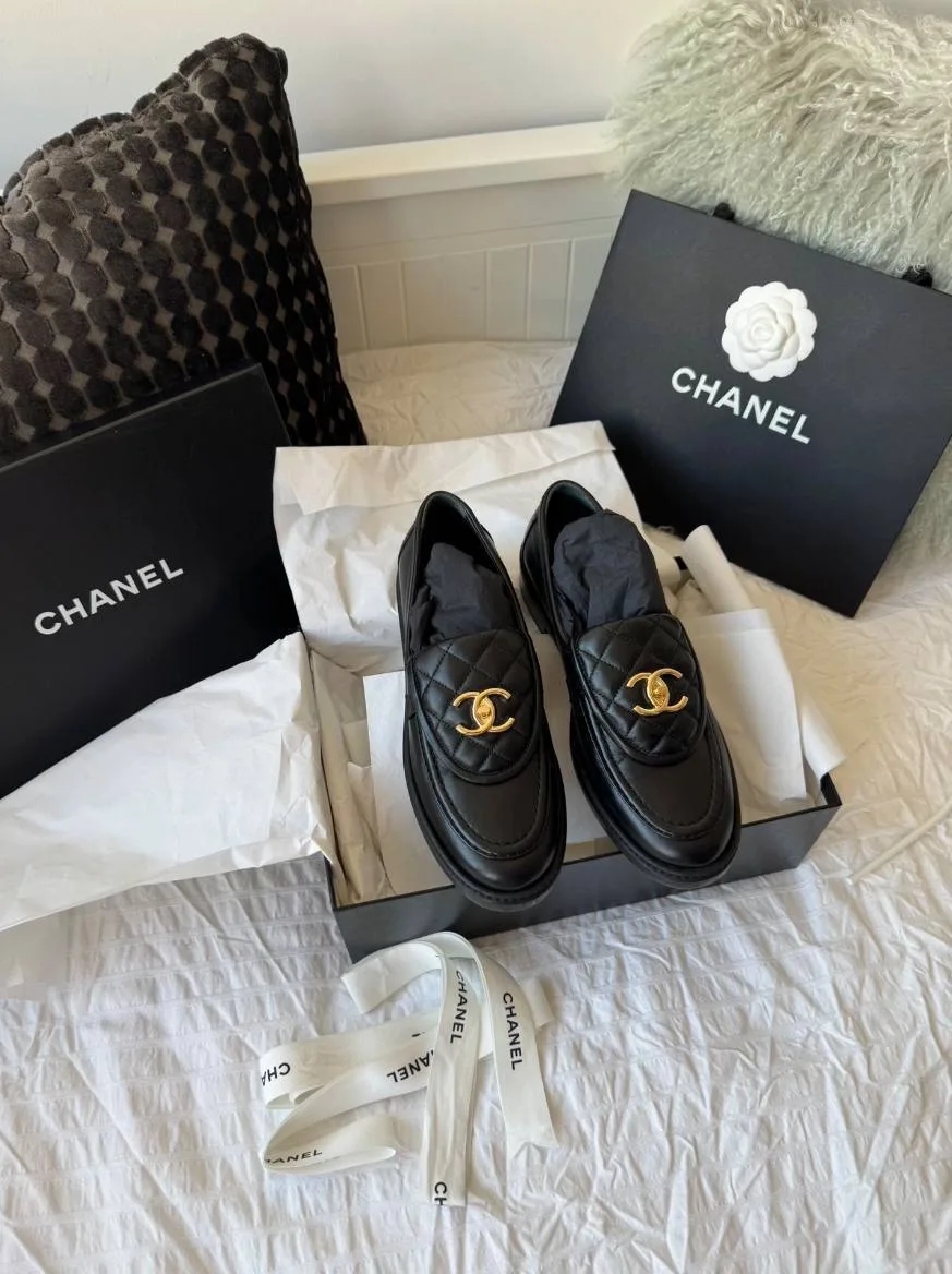 Лоферы Chanel 🖤