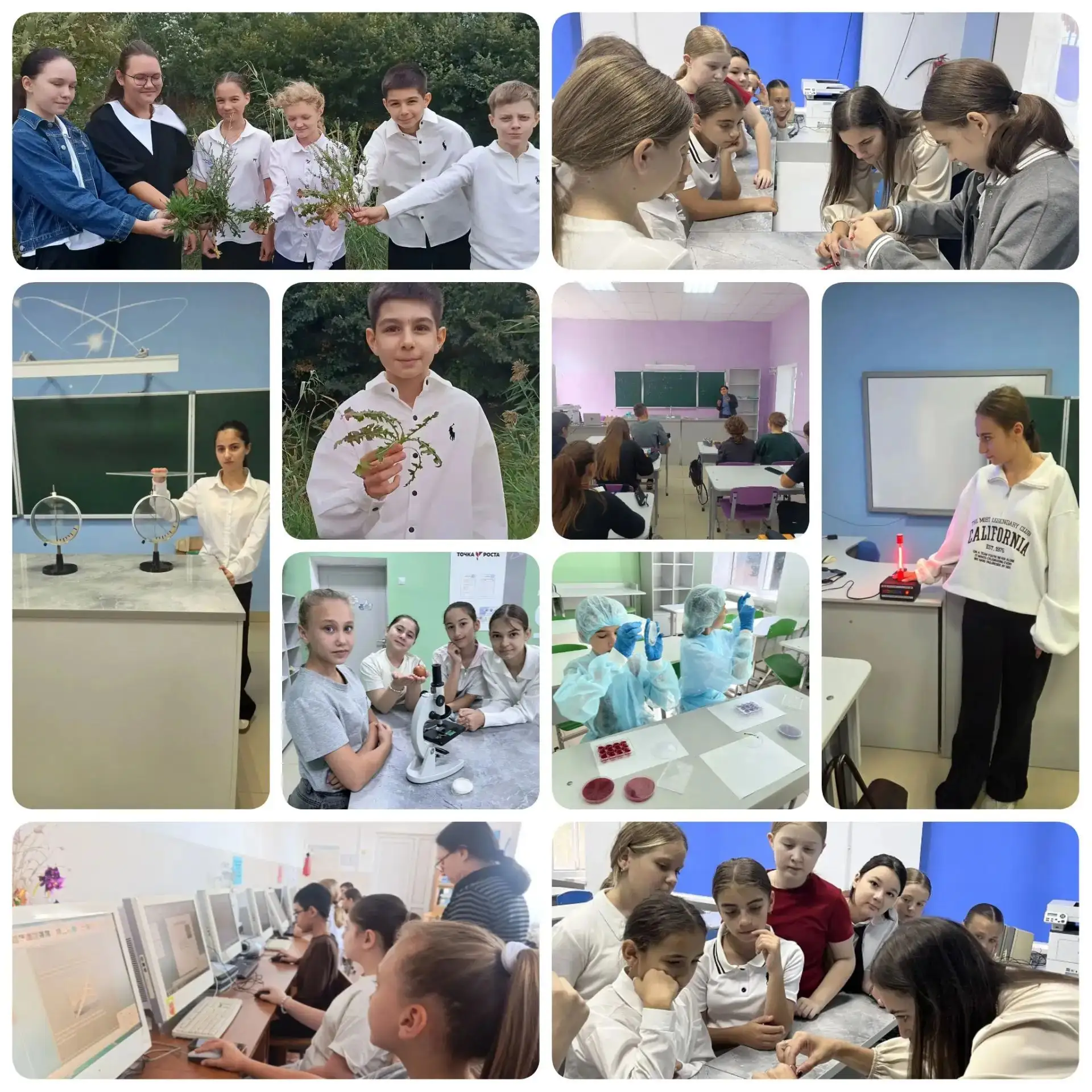 🌱Популярность естественно-научного направления в кружках «Точки роста» растет с каждым...