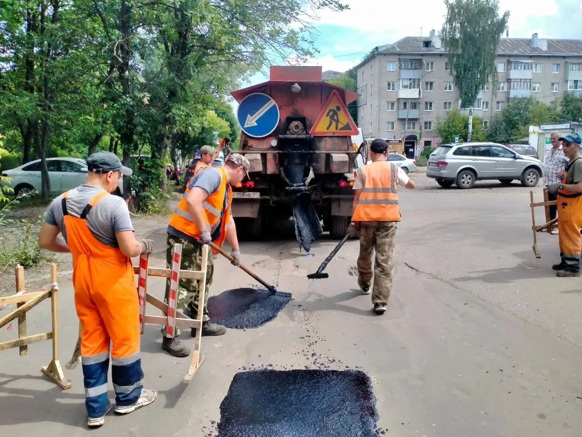 🛣️ Ямочный ремонт продолжается!
