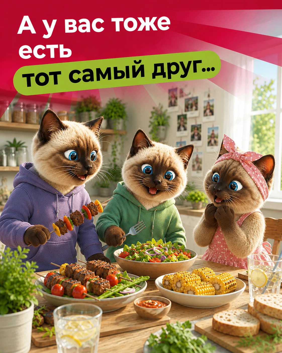 Есть друзья, с которыми не надо долго договариваться.

Достаточно написать: «Сегодня у меня?» — и че