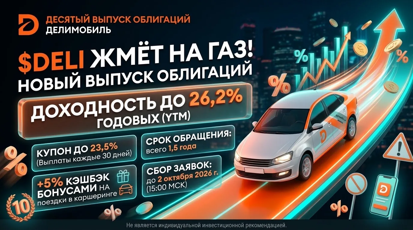 #DELI #Делимобиль #Облигации #Инвестиции #ФондовыйРынок #Каршеринг