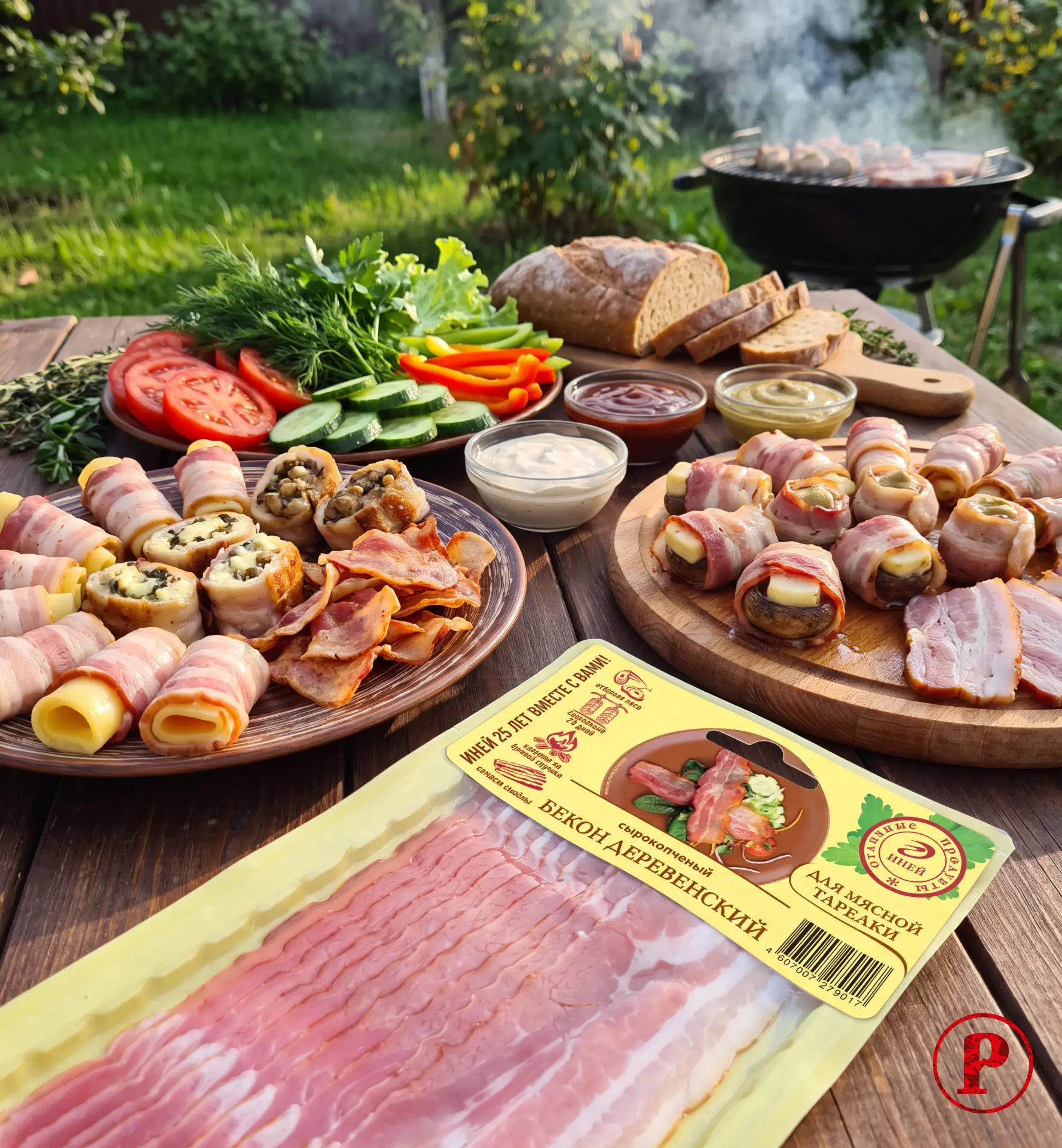 🥓 Самый быстрый способ удивить гостей на пикнике

Бекон «Деревенский» от Иней 
- уже нарезан, готов