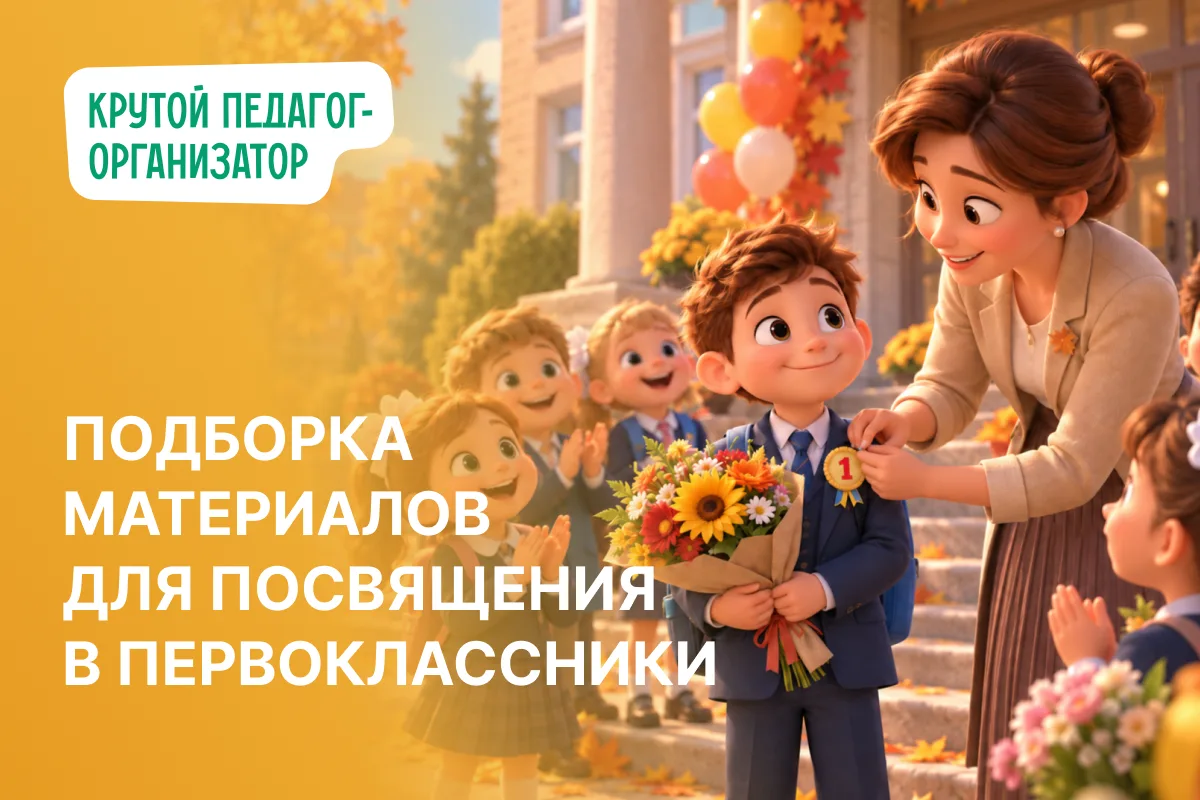Подборка материалов для посвящения в первоклассники
