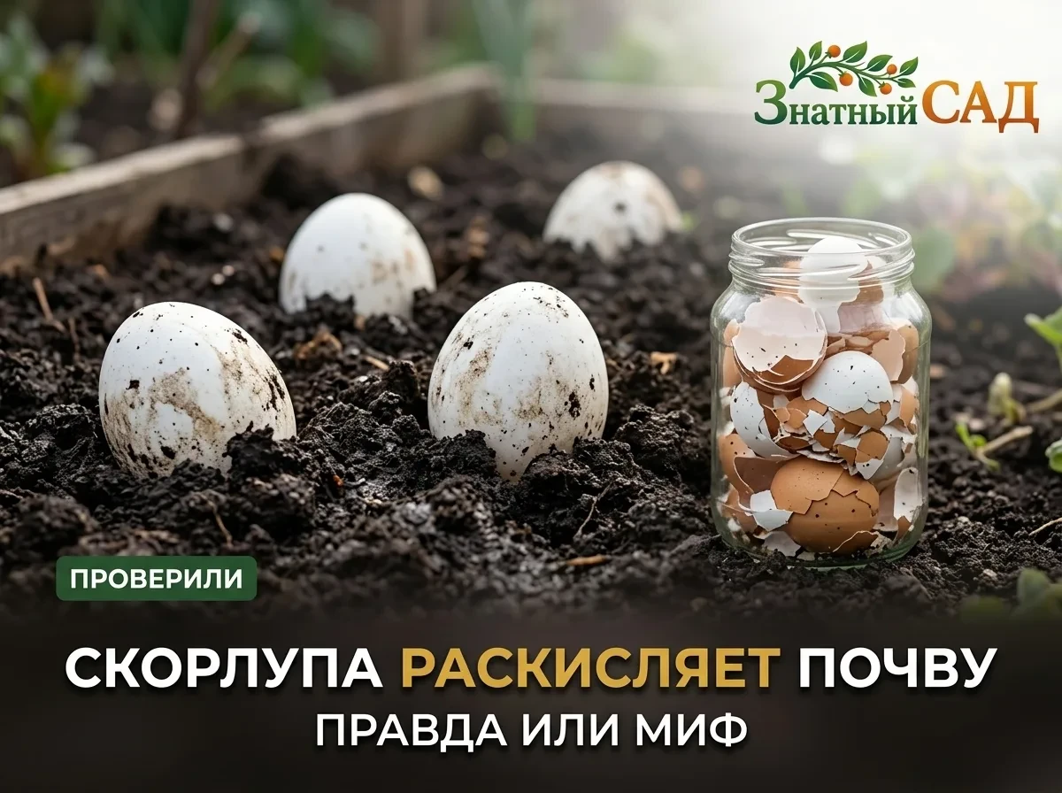 🔍 ПРОВЕРИЛИ: СКОРЛУПА РАСКИСЛЯЕТ ПОЧВУ