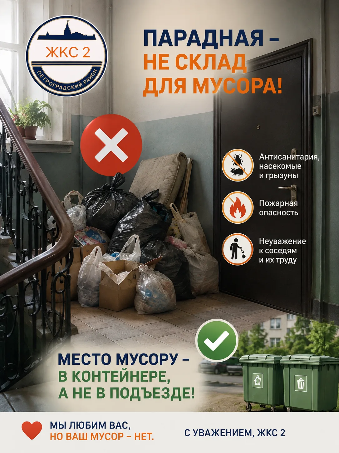 ⚡️В последнее время мы фиксируем тревожную тенденцию: участились случаи складирования б...
