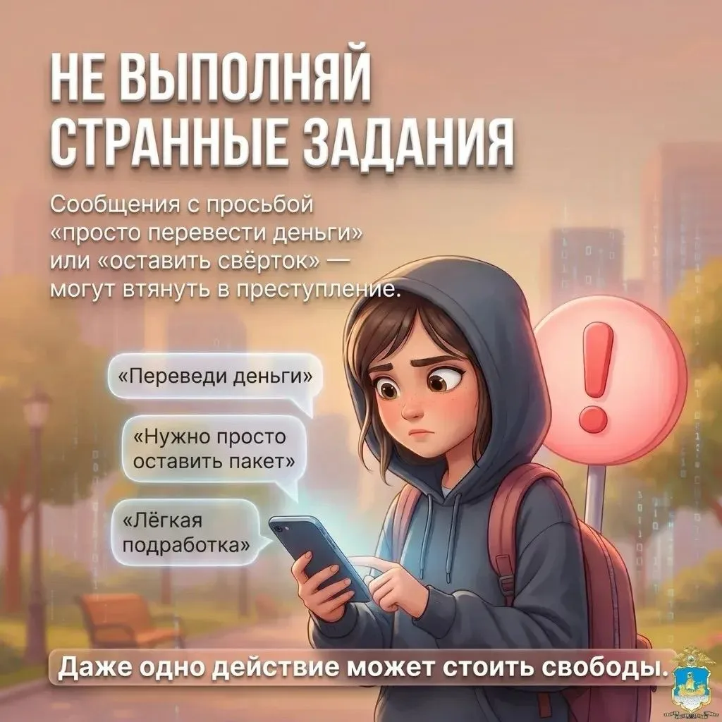 Знакомо? Получаете сообщения вроде «Переведи деньги» или «Нужно просто оставить пакет»?
⁣
Не ведитес