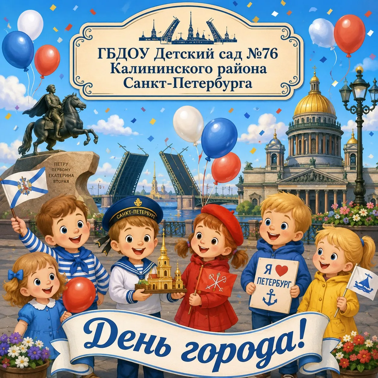 🎉27 мая — День города Санкт-Петербурга!