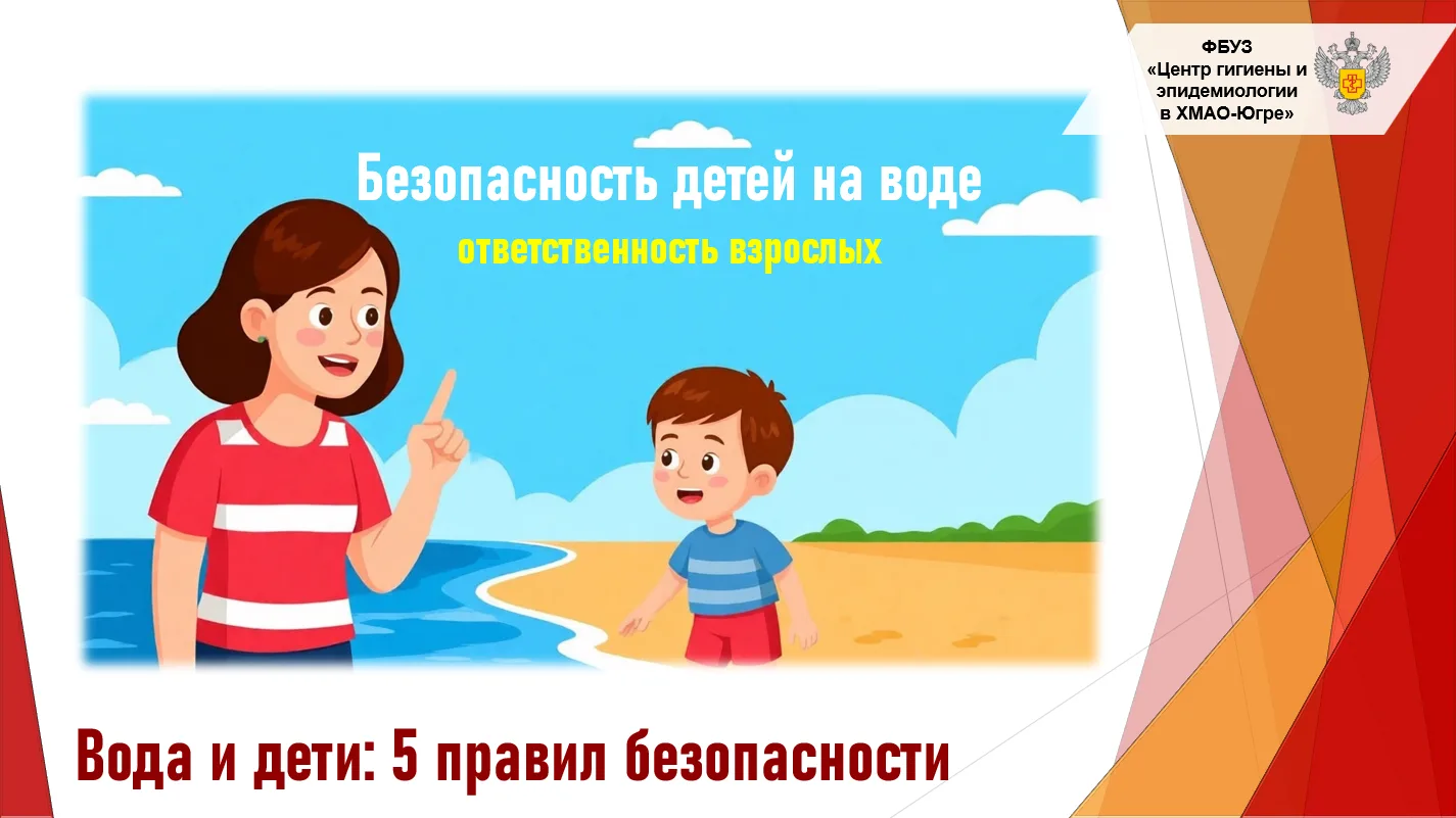 Вода и дети: 5 главных правил безопасности. Как сделать летний отдых в Югре здоровым и радостным?
Ув