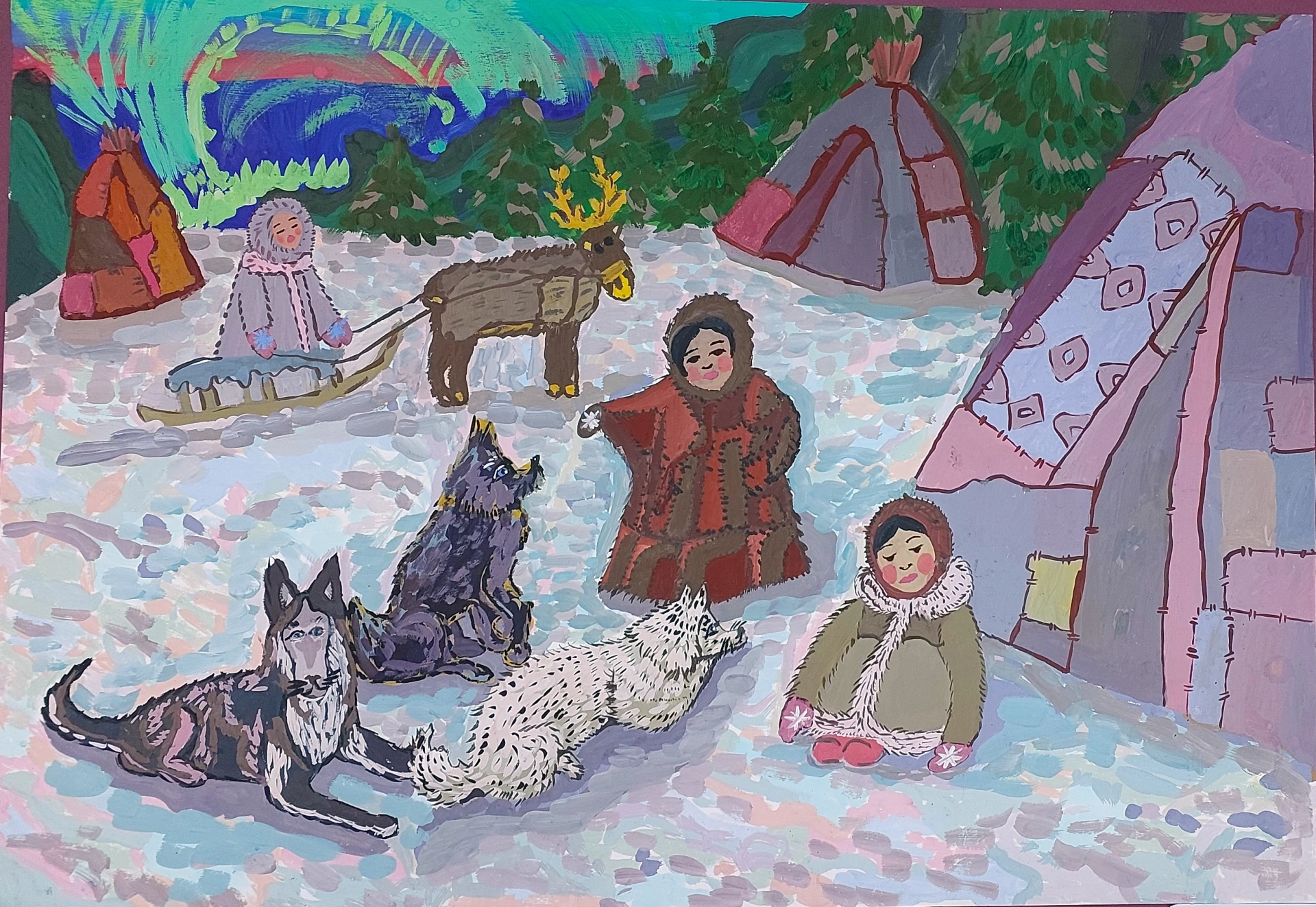 🎨 Вашему вниманию представляем талантливых звёздочек художественного отделения Детской...