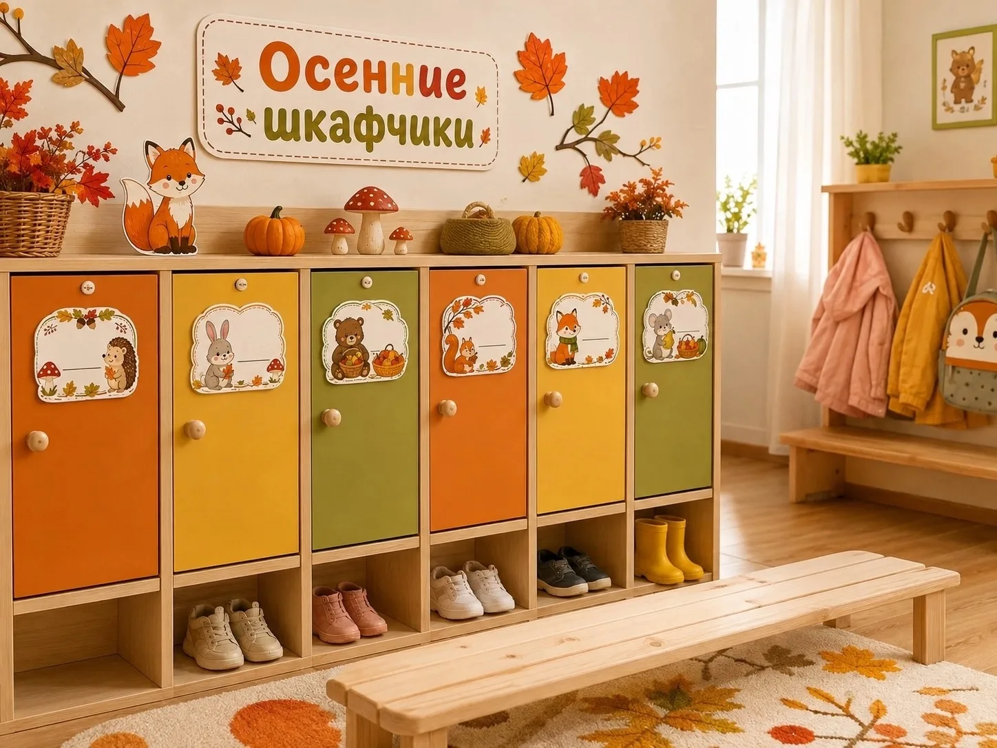 🍂 Осень пришла даже в наши шкафчики!