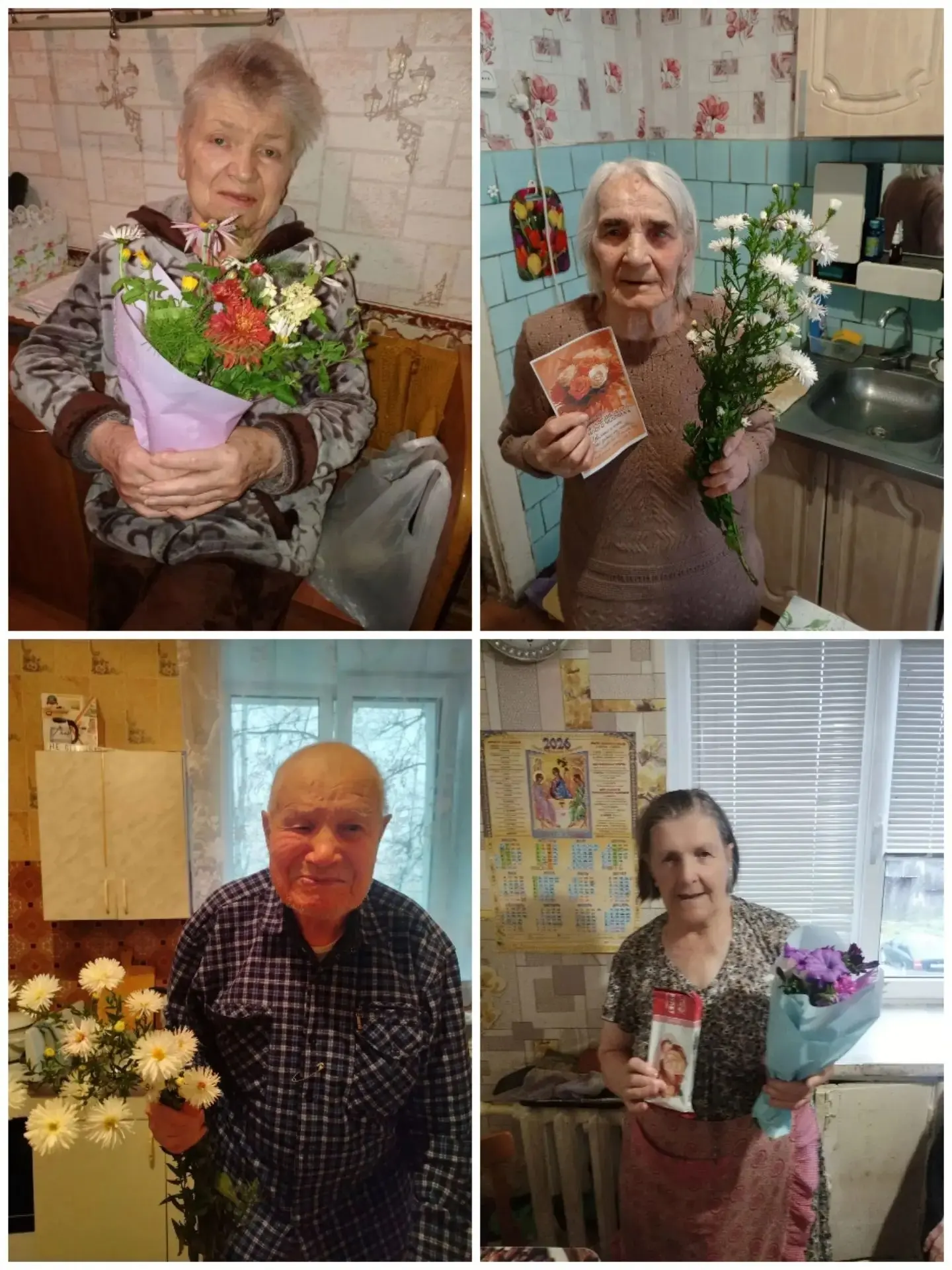 "Социальные работники поселка Магнитка и села Медведевка поздравили своих обслуживаемых...