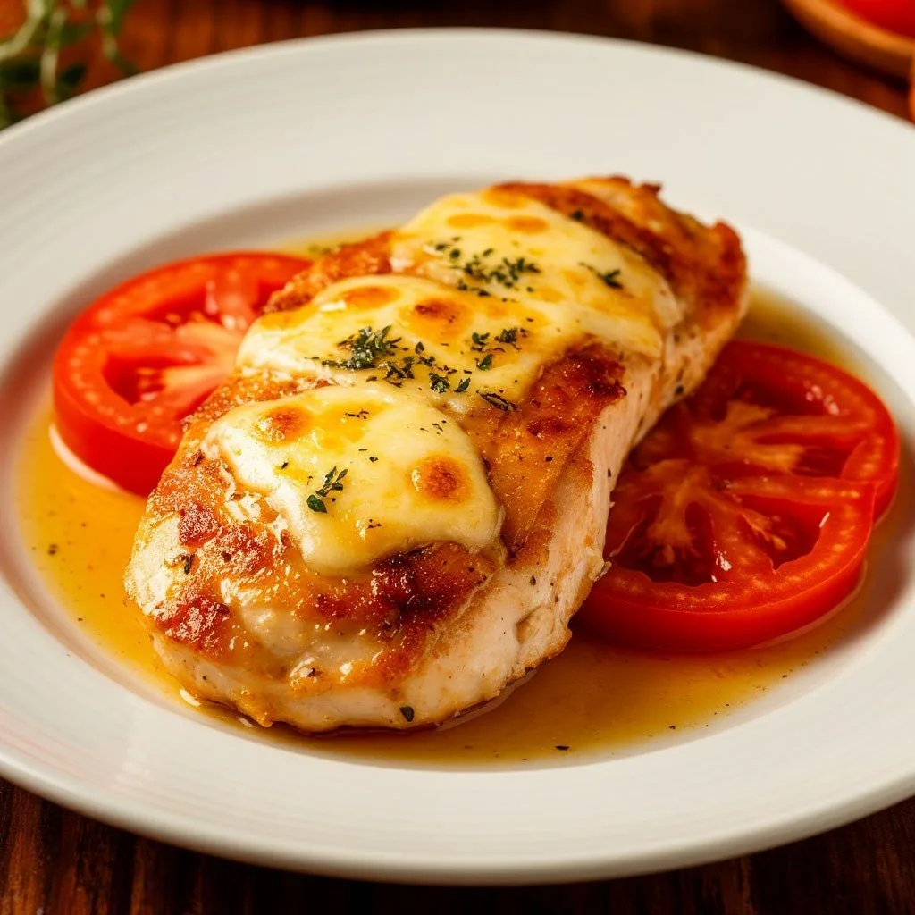 Куриная грудка с сыром и томатами в аэрогриле 🍅  ⏱️ Время: 30 мин 🌡 Температура: 180°C 💨 Режим: Кури