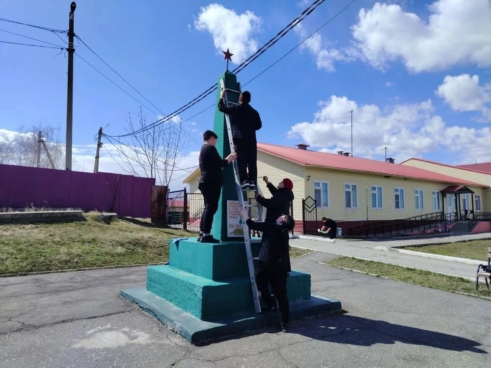 Подготовка к мероприятиям, посвященным 81-й годовщине Победы в Великой Отечественной во...