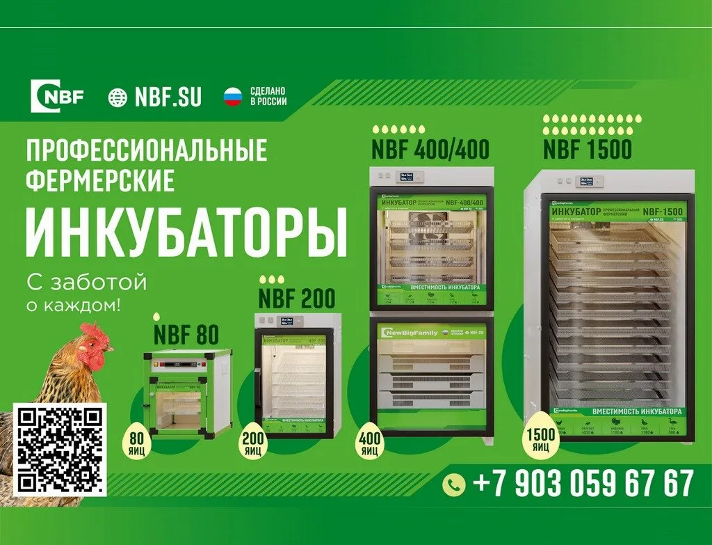 Автоматические инкубаторы NBF