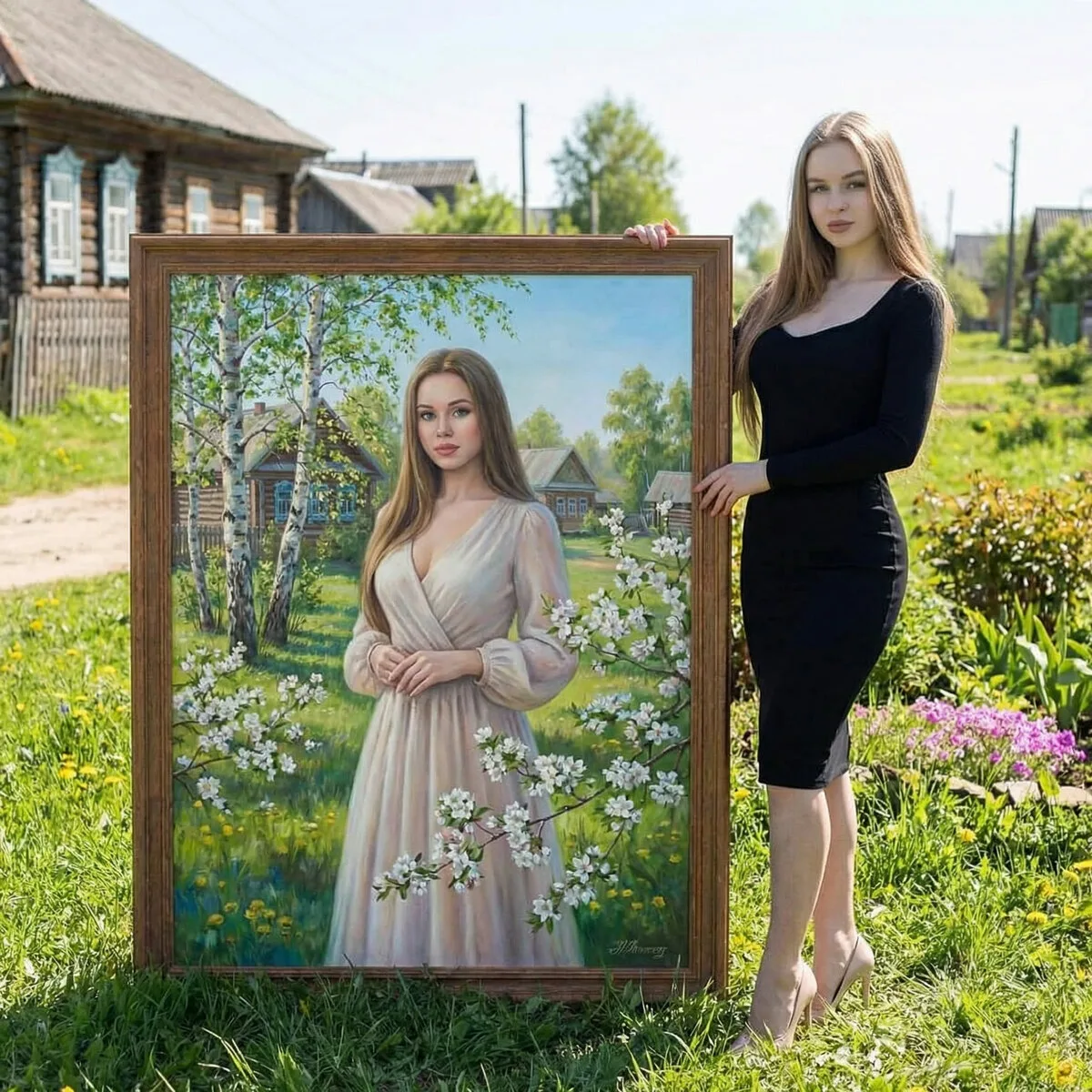 Трендовые портреты на холсте и металле