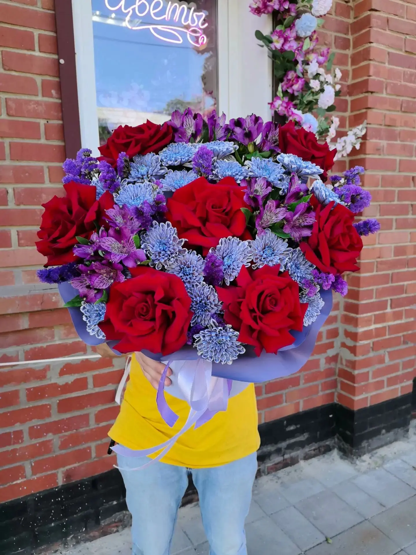 Вот такая композиция❤️❤️❤️ отправляется к нашему юбиляру🥰🥰🥰