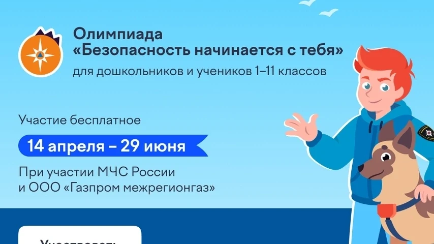 Всероссийская онлайн-олимпиада «Безопасность начинается с тебя» 🛡📚