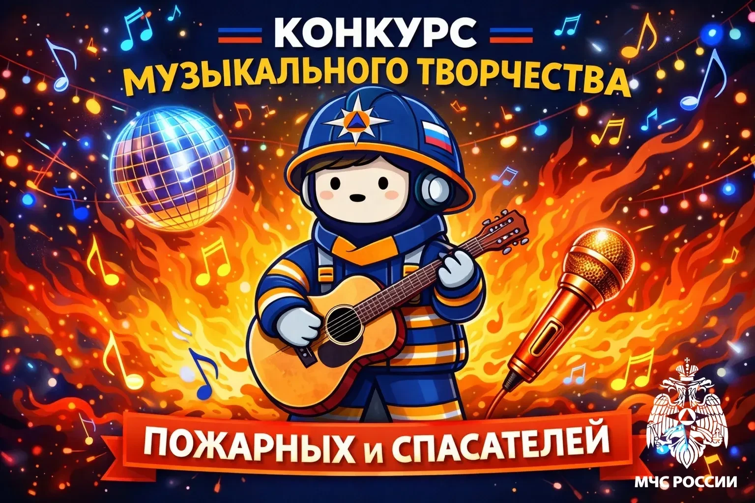 Объявляется конкурс музыкального творчества пожарных и спасателей  🎷 С 2 апреля 2026 года в Главном 