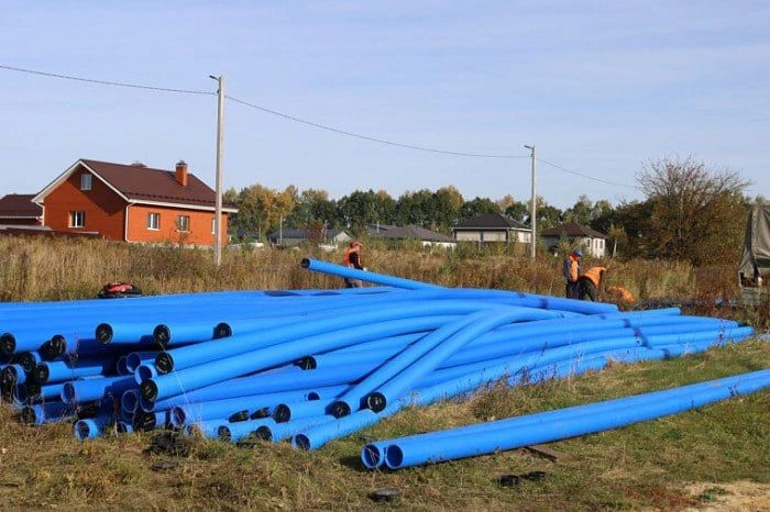 📌 В трех населенных пунктах Большой Тулы прокладывают водопровод