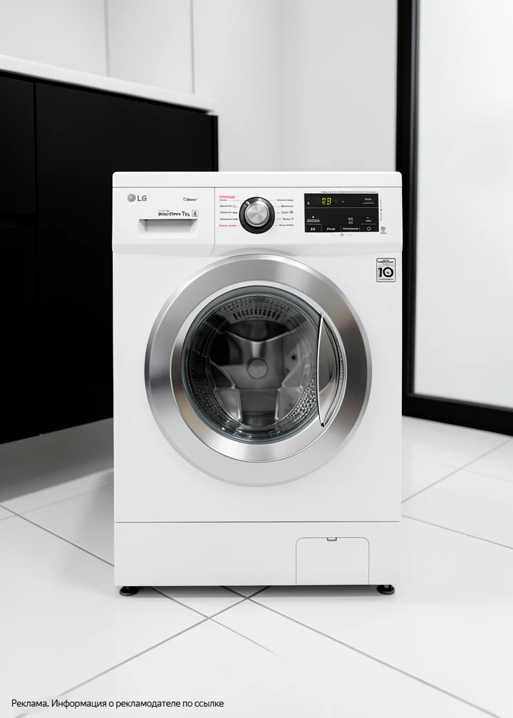 Стиральные машины LG AI DD серии Steam — это технологичные и сверхумные домашние прачеч...