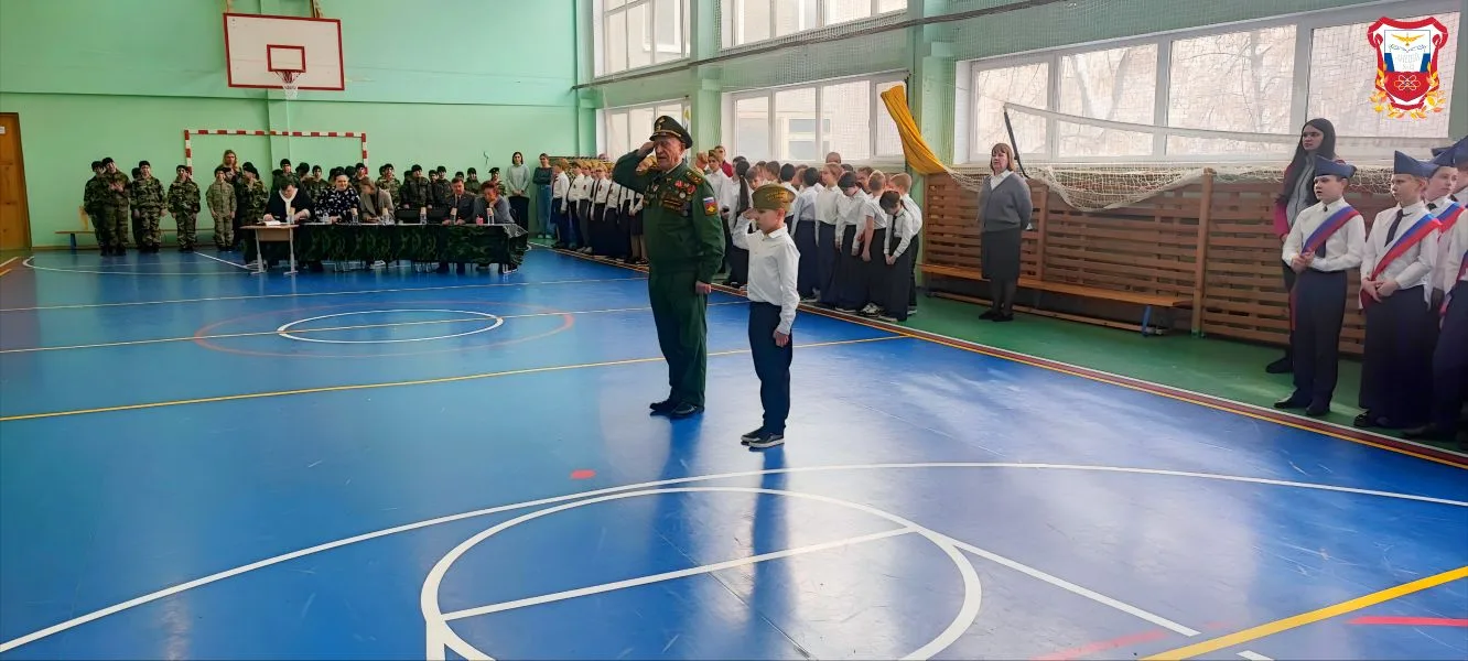 🇷🇺⭐СМОТР СТРОЯ И ПЕСНИ⭐🇷🇺  25 февраля в начальной школе нашего лицея в рамках месячника патриотическ
