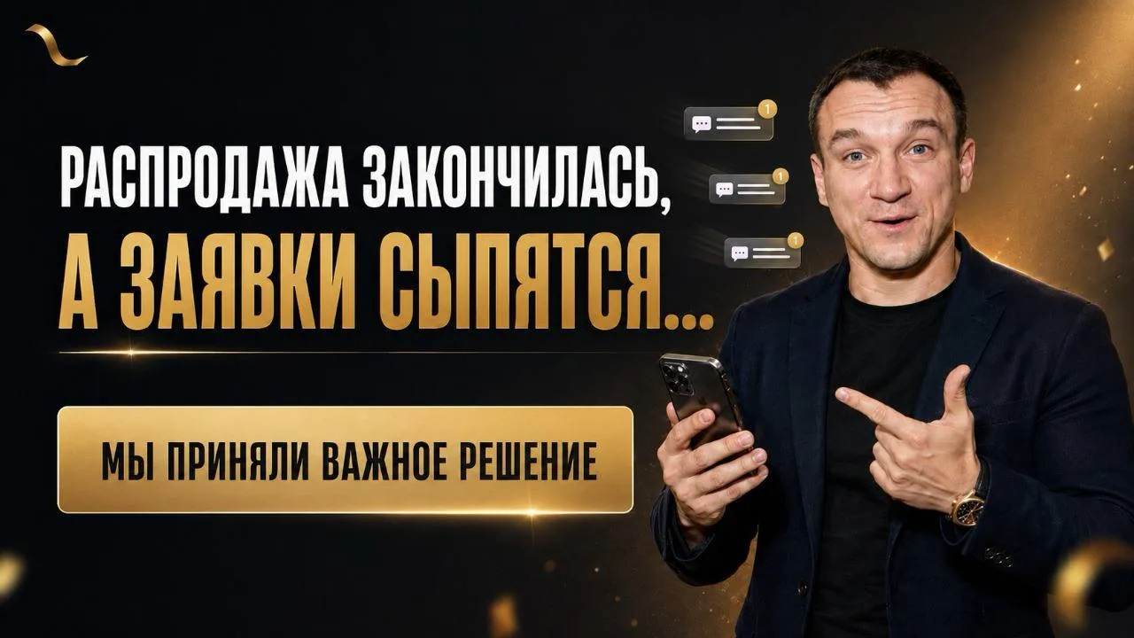 ⭐ Большая распродажа закончилась, а заявки сыпятся…