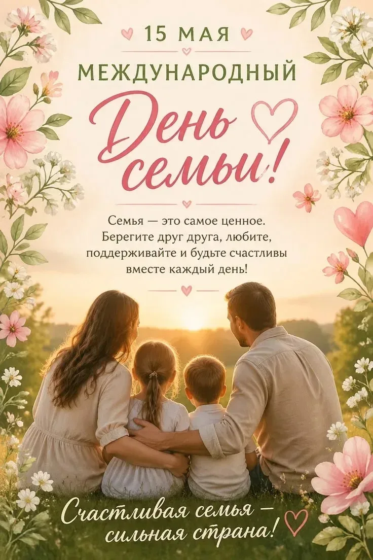 🎈15 мая — День семьи!🎈