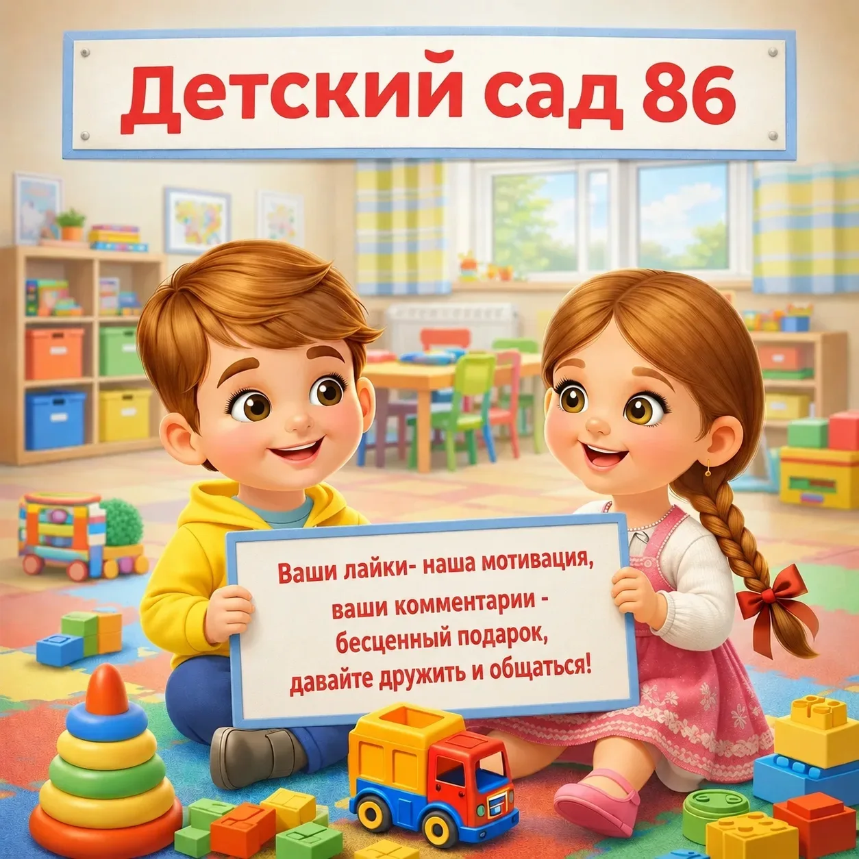 Дорогие подписчики ГБДОУ детский сад № 86! ❤https://vk.com/wall-215301617_24356