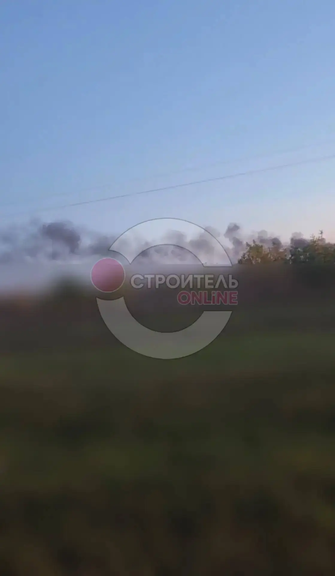 ❗️В районе Яковлевского ГОКа поднимается столб дыма