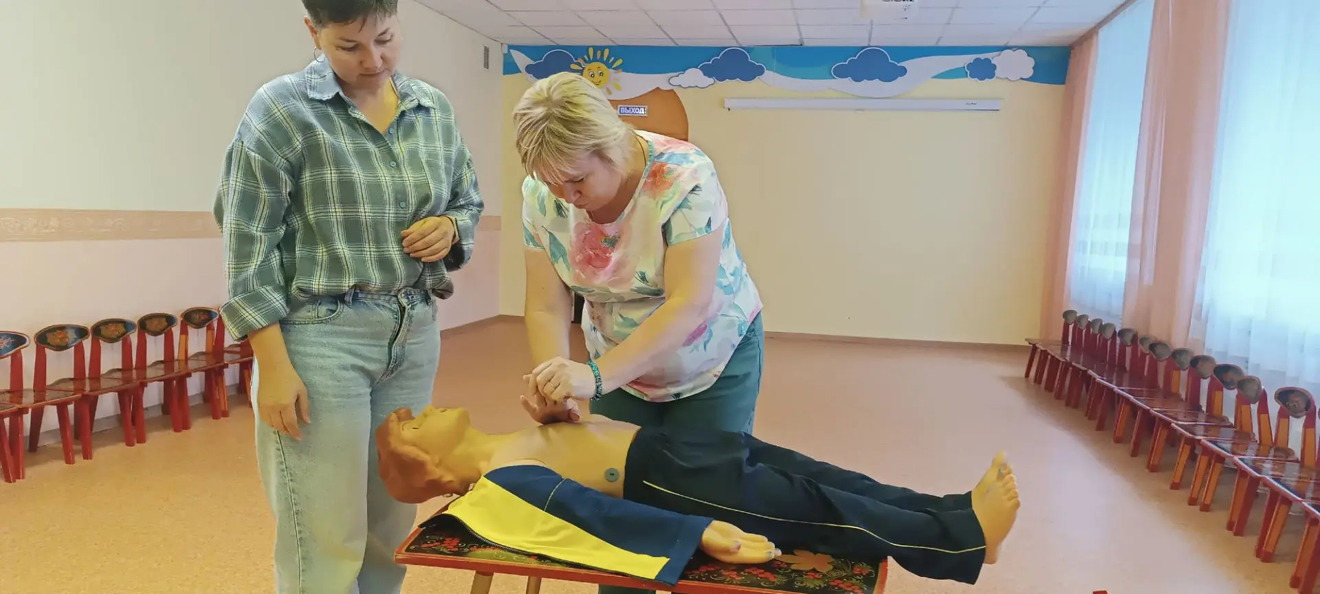 Сегодня наш детский сад  превратился в настоящую «Школу спасения»! 🚑 Весь коллектив — ...