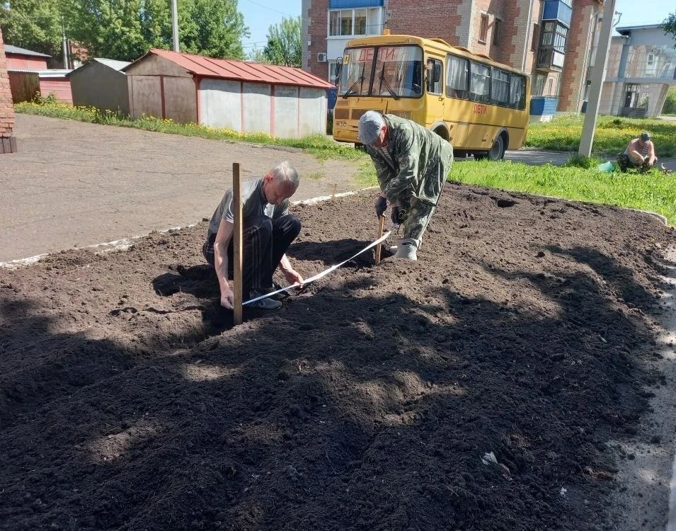05 июня 2026 года коллектив детской школы искусств высадил цветы на клумбах пришкольного участка. Вс