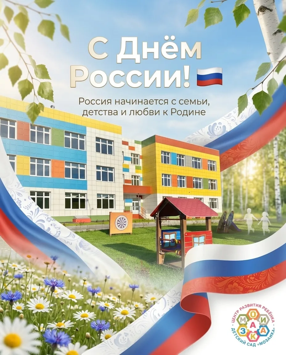 С Днём России! 🇷🇺

Россия начинается с простых и важных вещей: с семьи, заботы, добрых традиций, л