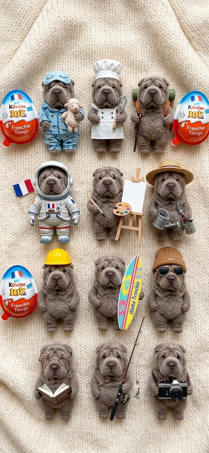 Какой Бруняня вам нравится больше всего? 🎨👷‍♂️👨‍🚀🏄‍♂️🎒👨‍🍳