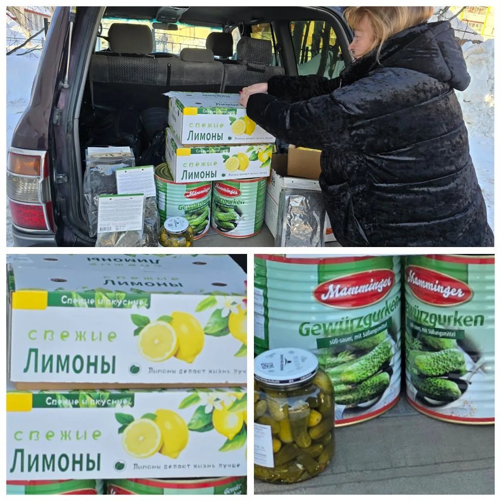 Очередную партию продуктов избирательная комиссия Сахалинской области доставила волонтерам "Фронтово