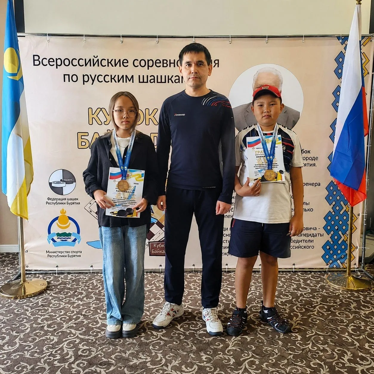 🏆Спортсмены Приангарья стали бронзовыми призёрами всероссийских соревнований по русским шашкам «Куб
