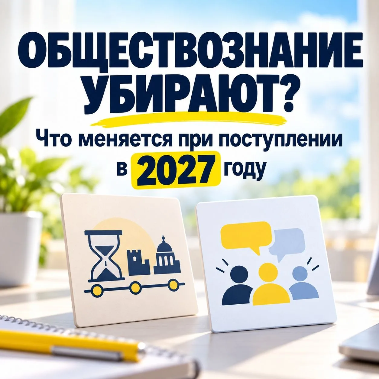 ⚠️ ОБЩЕСТВОЗНАНИЕ УБИРАЮТ? ЧТО НА САМОМ ДЕЛЕ МЕНЯЕТСЯ ДЛЯ ПОСТУПАЮЩИХ В 2027 ГОДУ