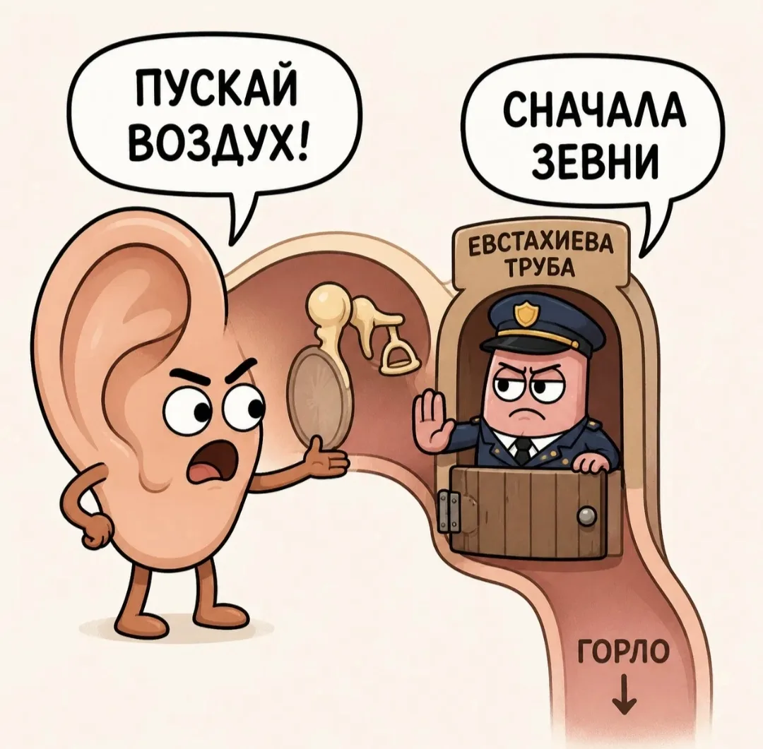 Почему в самолёте и лифте закладывает уши и что происходит с барабанной перепонкой?