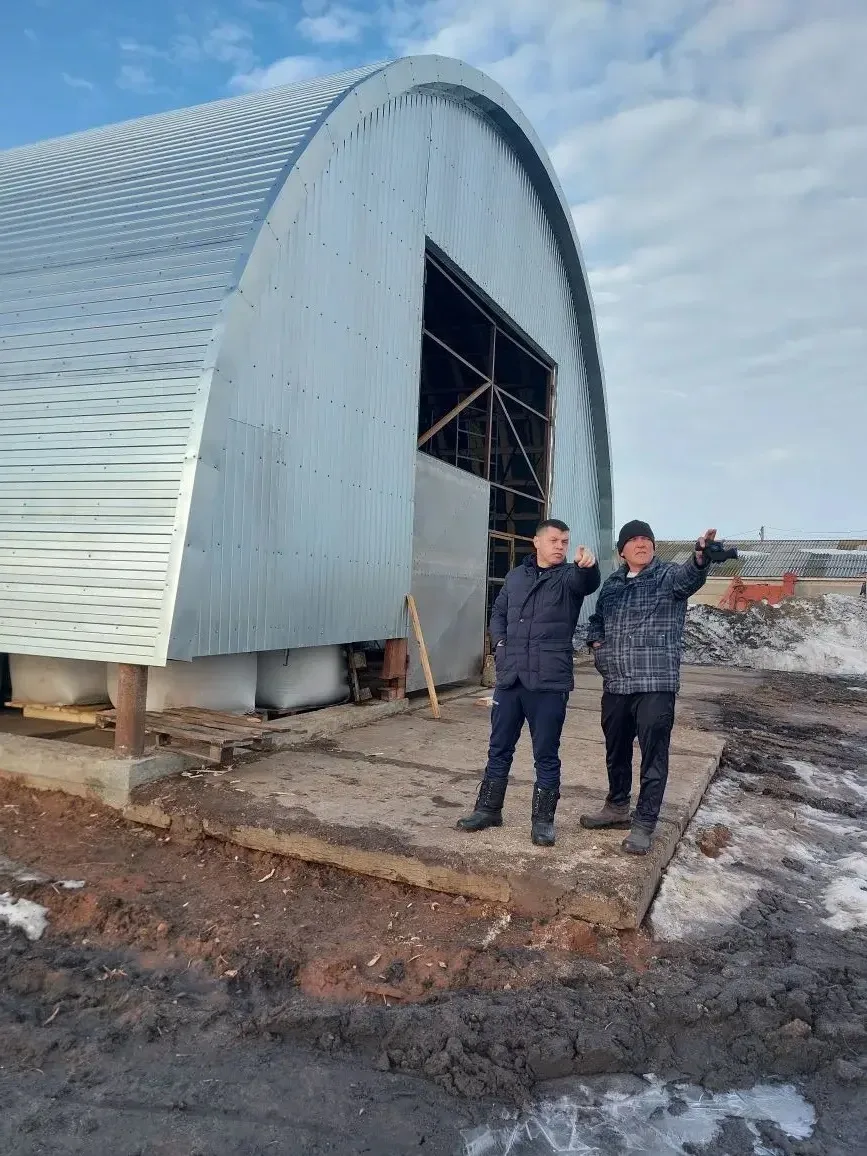 Продолжается рабочий объезд крестьянских (фермерских) хозяйств Аксубаевского муниципаль...
