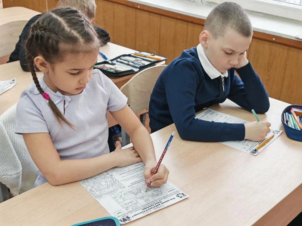 🌟 Сила команды: «Разговоры о важном» в 1 «Е» классе  Сегодня мы заглянули в гости к первоклассникам 