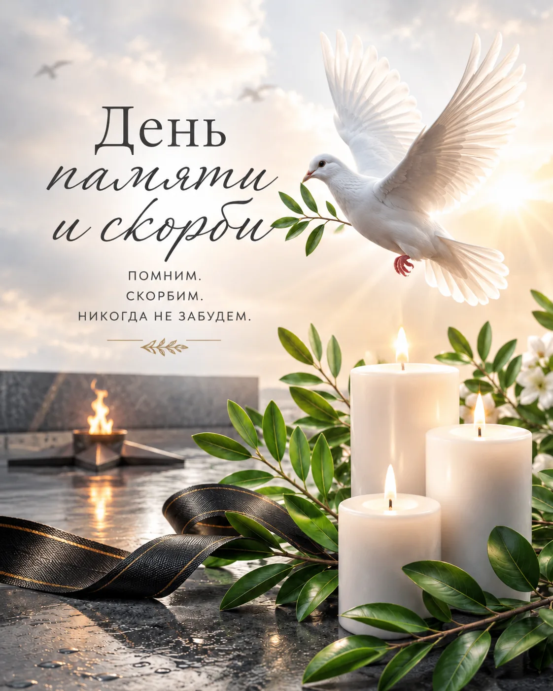 🌿 🕊 Сегодня День памяти и скорби.