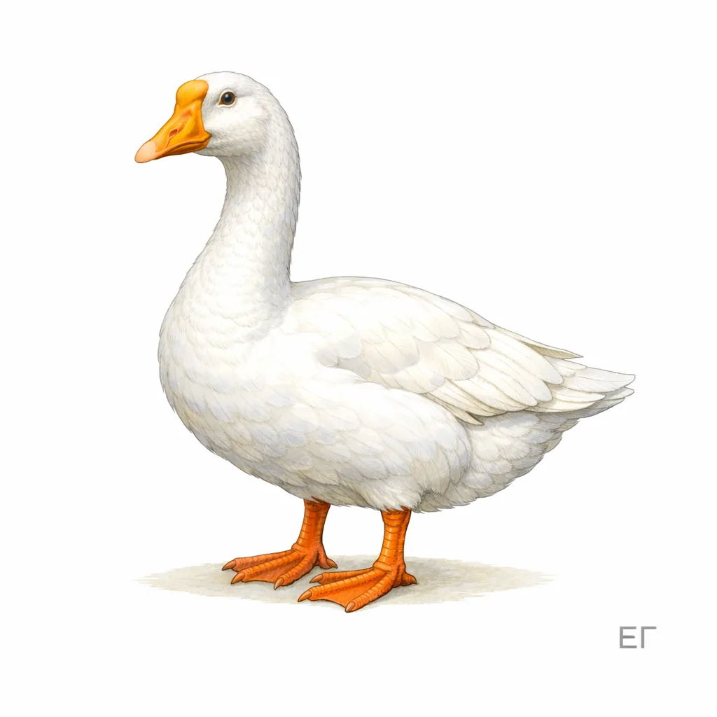 🐓 Домашние птицы — серия иллюстраций 🦆🕊️ Часть 1  Я подготовила серию иллюстраций домашних птиц в ед