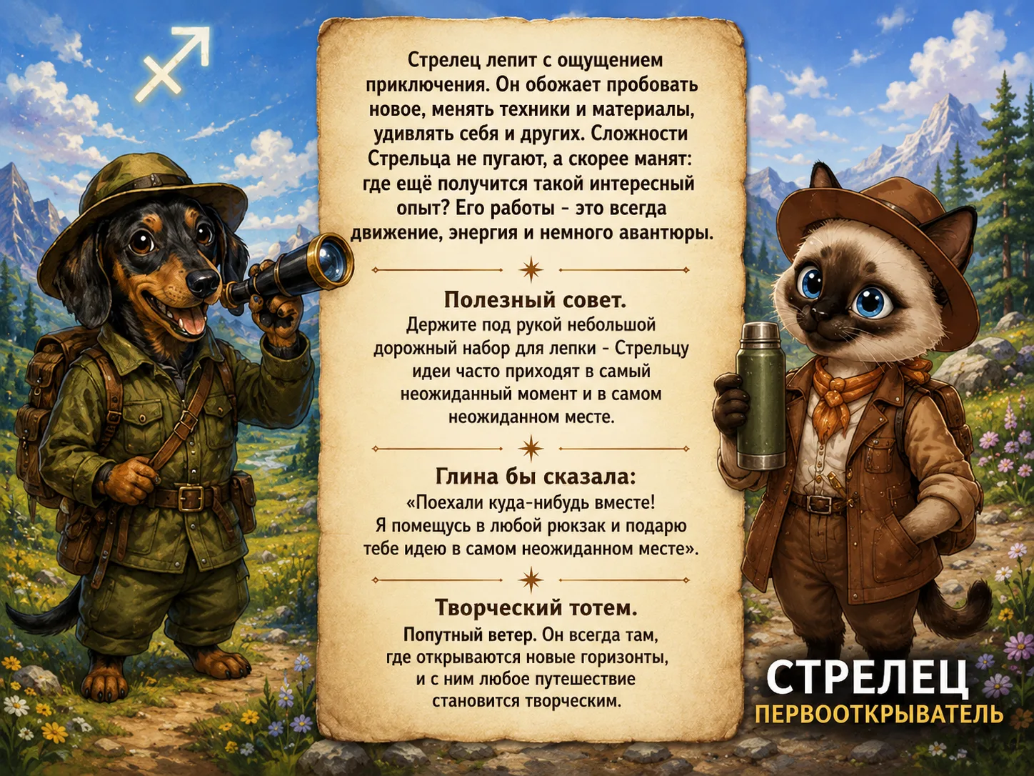 Суперсила Стрельца в том, что он умеет находить вдохновение там, где другие видят лишь ...