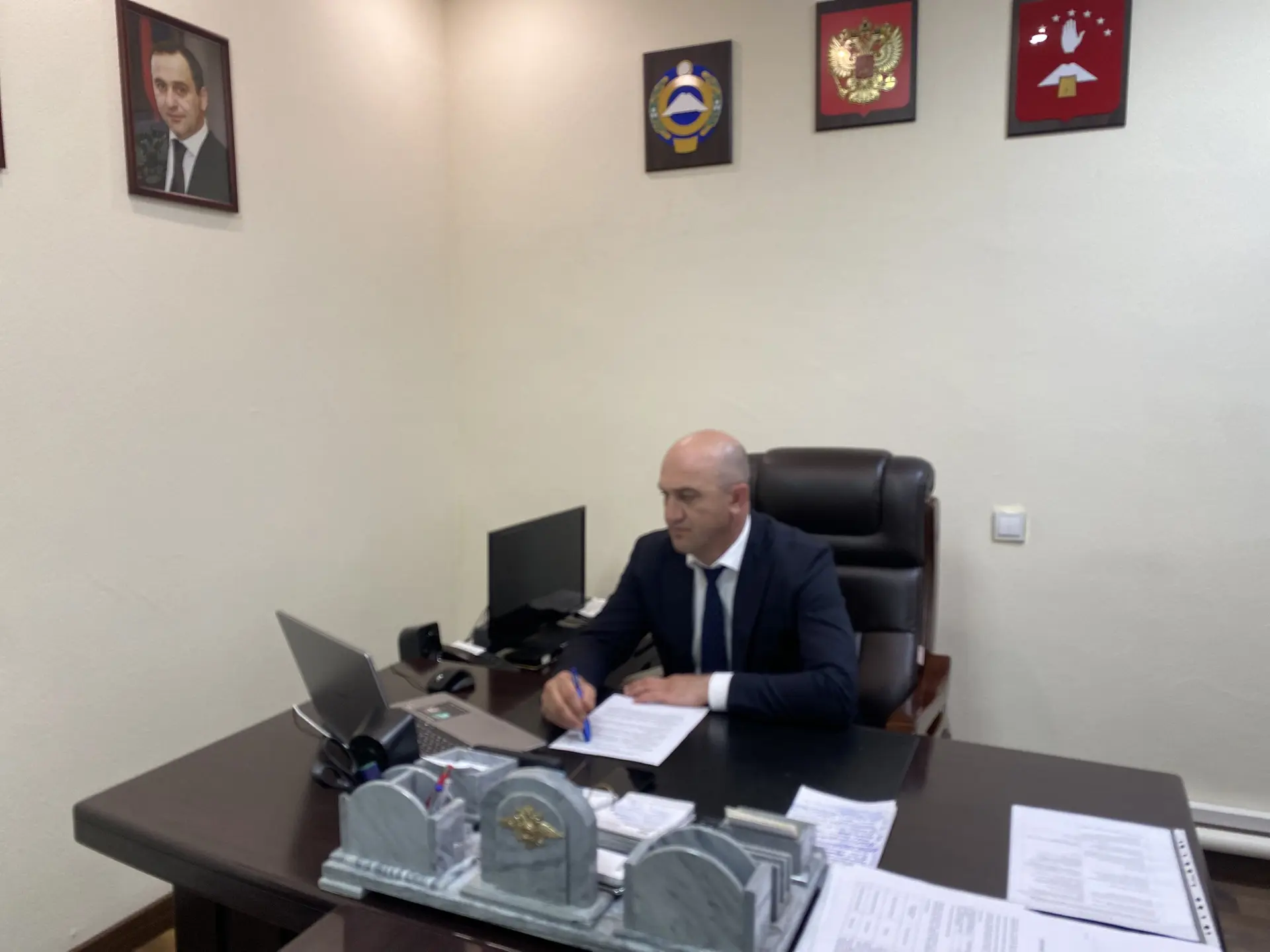 Принял участие в совещании в режиме видеоконференцсвязи под руководством Главы Карачаево-Черкесской 