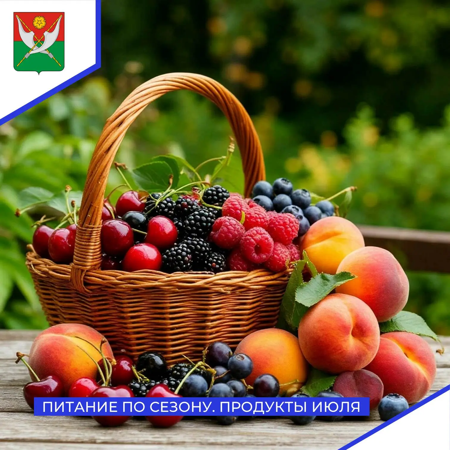 🍒 Июль – король фруктов и ягод. В начале месяца в Россию начинают завозить абрикосы и ...