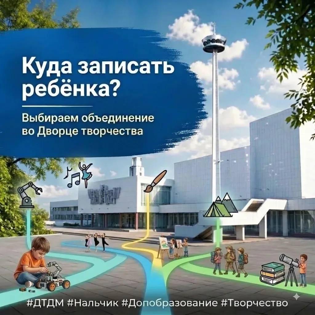 🔎 Куда записать ребёнка? Выбираем направление во Дворце творчества!